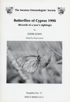 Butterflies of Cyprus 1998 (Records of a year's sightings)