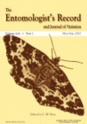 Entomologist's Record back issues